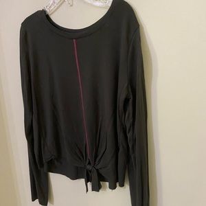 Dark green long sleeve shirt
